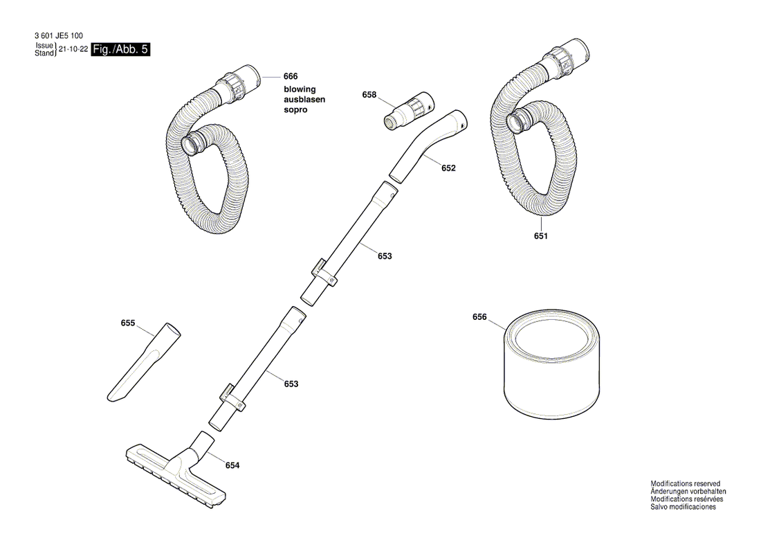 New Genuine Bosch 1619PA7331 Container