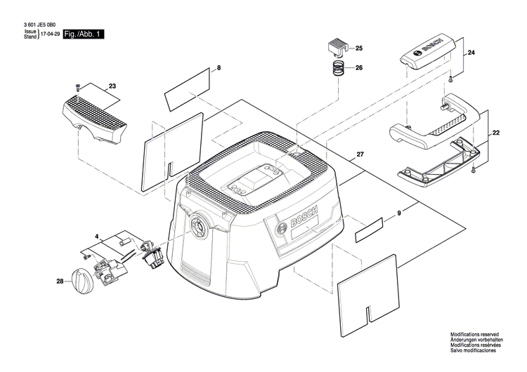 New Genuine Bosch 1619PA7342 Connecting Cable