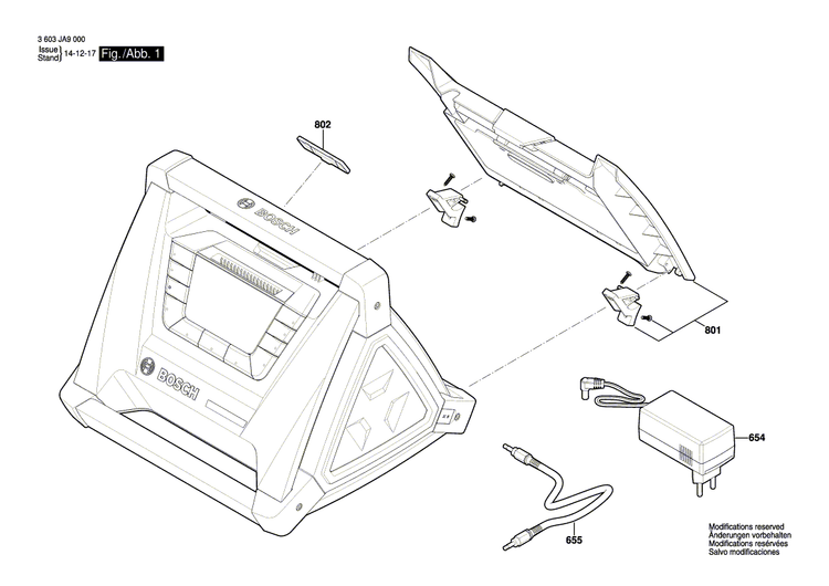 New Genuine Bosch 1619PA7872 Battery Protective Cover