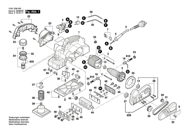 New Genuine Bosch 1619PA7981 Connecting Cable