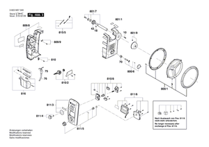New Genuine Bosch 1619PA8133 Power supply cord