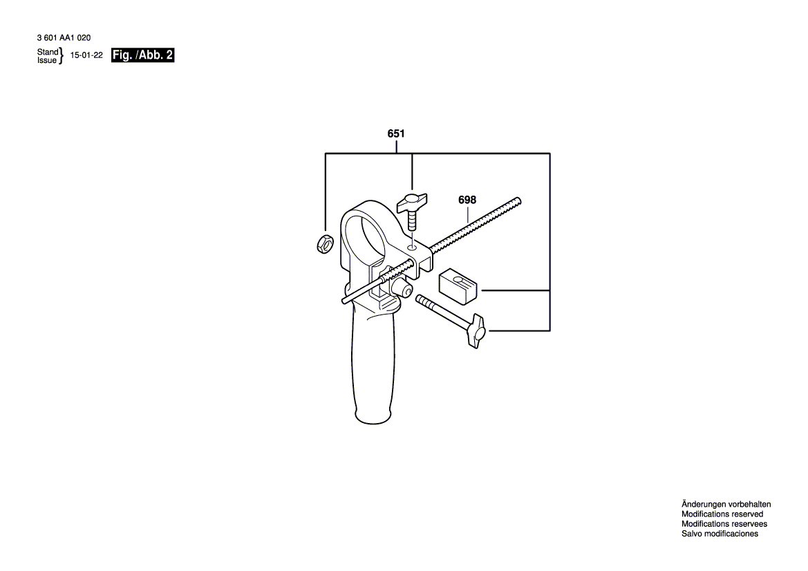 New Genuine Bosch 1619PA8161 Manufacturer's nameplate