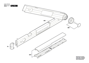 New Genuine Bosch 1619PA8553 Battery Cover