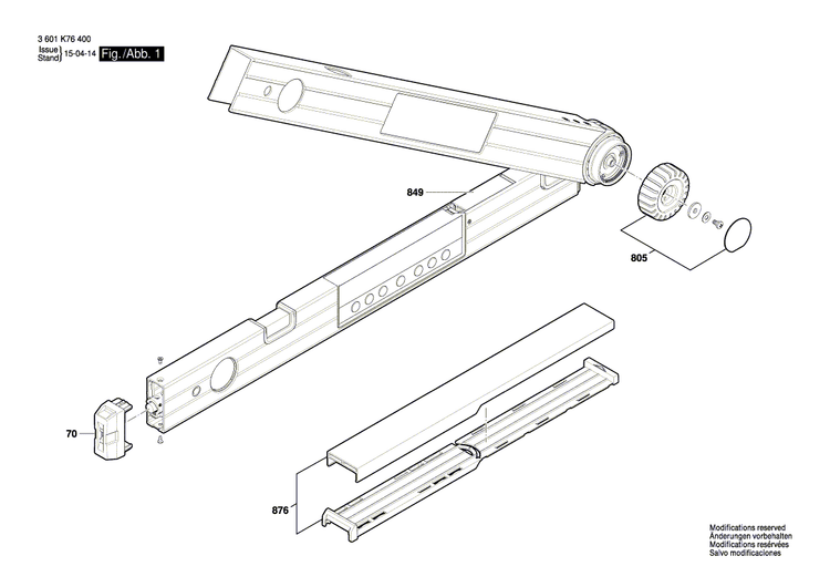 New Genuine Bosch 1619PA8553 Battery Cover