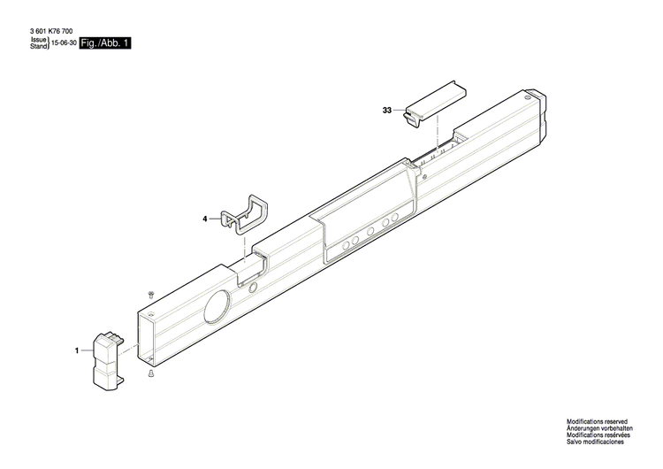 New Genuine Bosch 1619PA8559 Frame