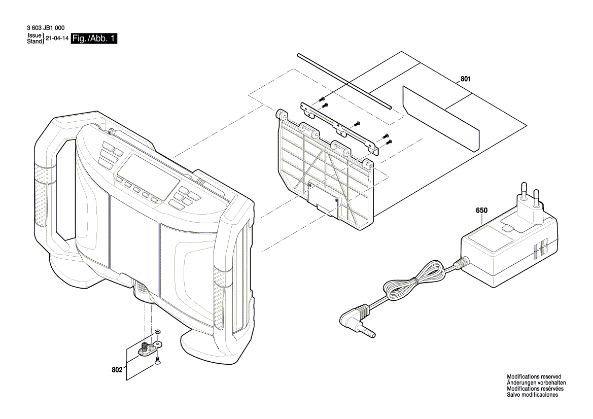 New Genuine Bosch 1619PA8638 Battery Protective Cover