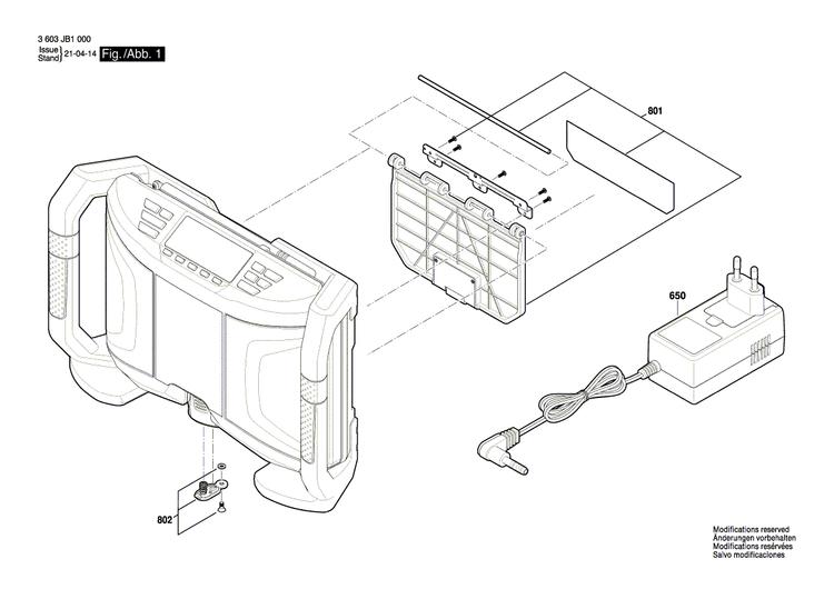 New Genuine Bosch 1619PA8638 Battery Protective Cover
