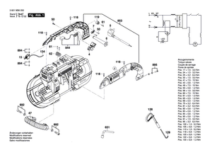 New Genuine Bosch 1619PA8726 Power supply cord