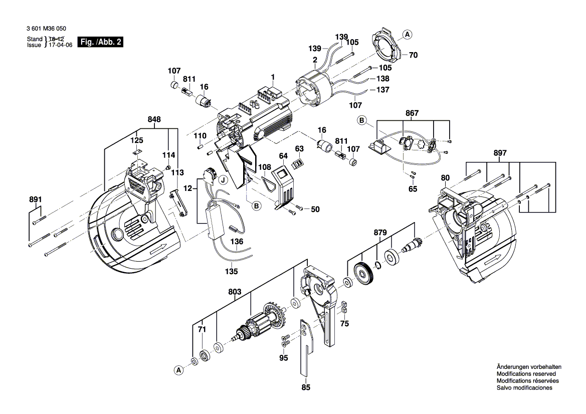 New Genuine Bosch 1619PA8732 Grommet