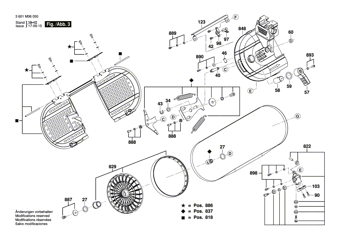 New Genuine Bosch 1619PA8732 Grommet