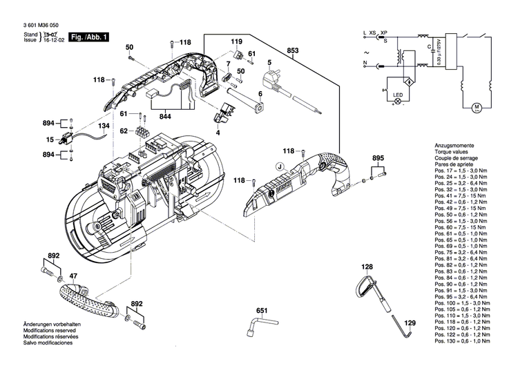New Genuine Bosch 1619PA8732 Grommet