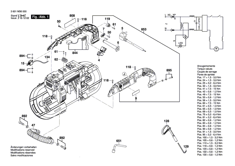 New Genuine Bosch 1619PA8797 Socket-Terminal Strip