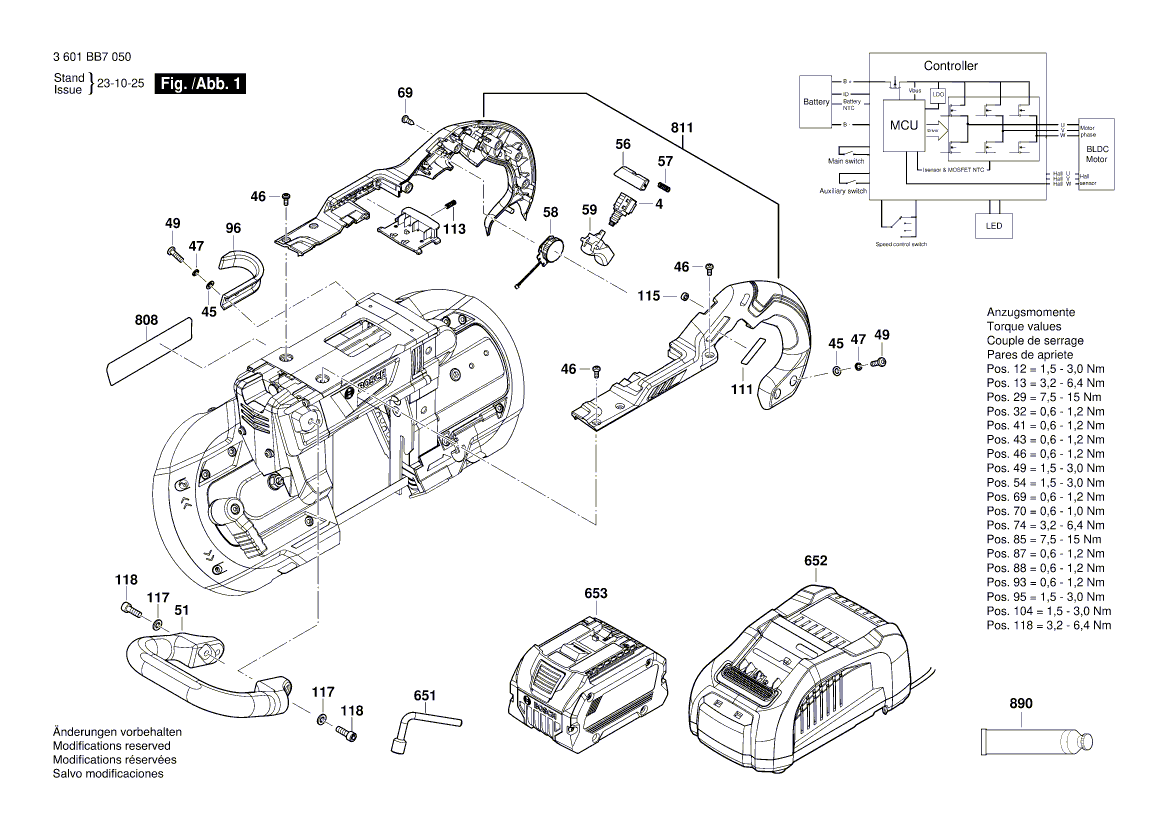 New Genuine Bosch 1619PA8835 Support Plate