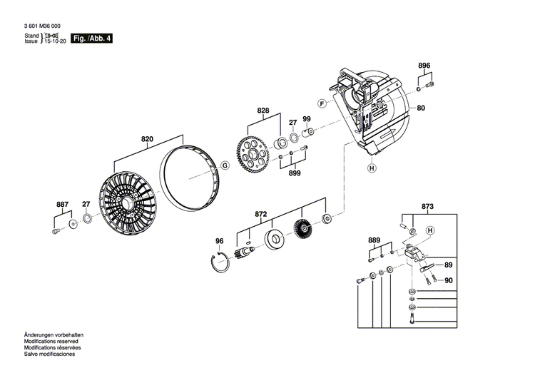 New Genuine Bosch 1619PA8838 Brush-Cover