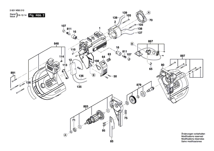 New Genuine Bosch 1619PA8871 Armature set