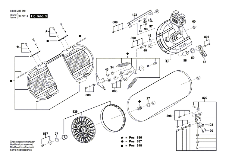 New Genuine Bosch 1619PA8871 Armature set