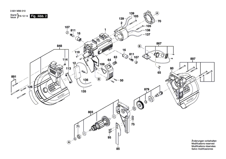 New Genuine Bosch 1619PA8874 Protective Cover