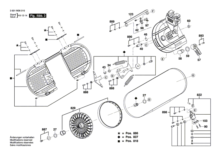 New Genuine Bosch 1619PA8874 Protective Cover