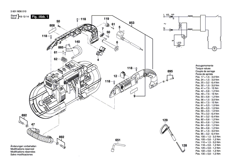 New Genuine Bosch 1619PA8874 Protective Cover