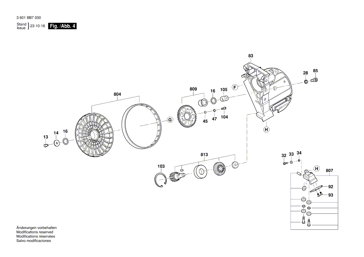 New Genuine Bosch 1619PA8879 Clamping Device