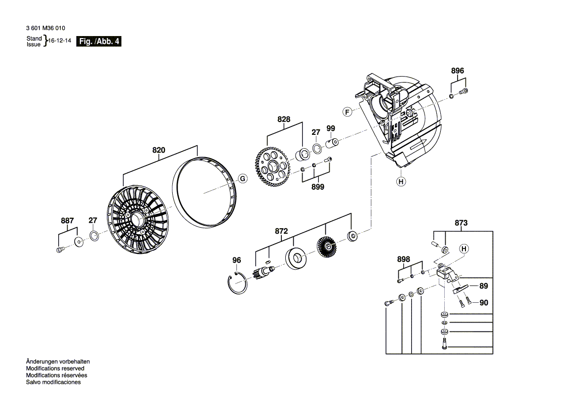 New Genuine Bosch 1619PA9012 Speed governor