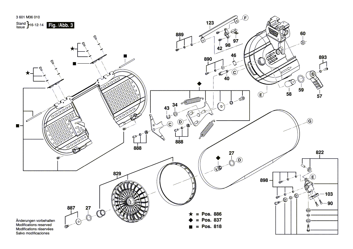 New Genuine Bosch 1619PA9013 LED lamp