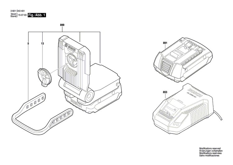 New Genuine Bosch 1619PA9205 Rubber band