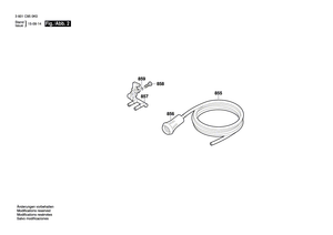 New Genuine Bosch 1619PA9240 Power supply cord