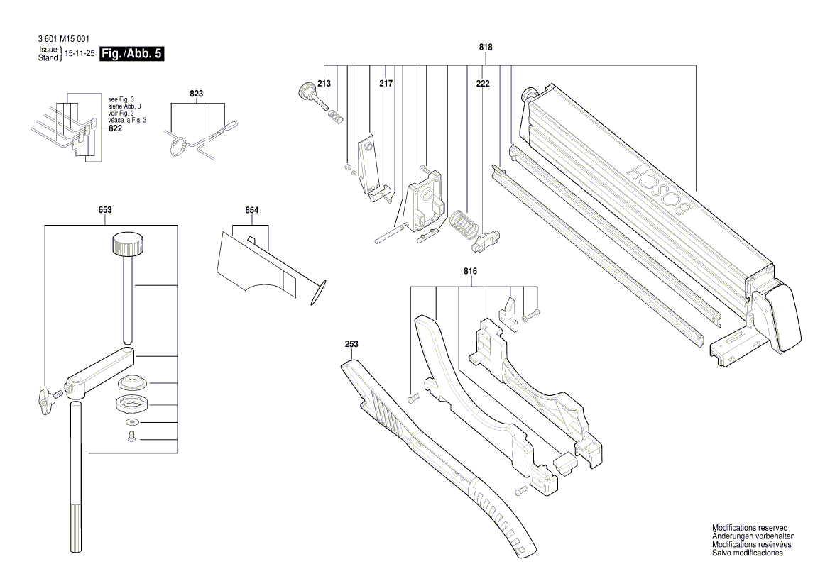 New Genuine Bosch 1619PA9308 Guide