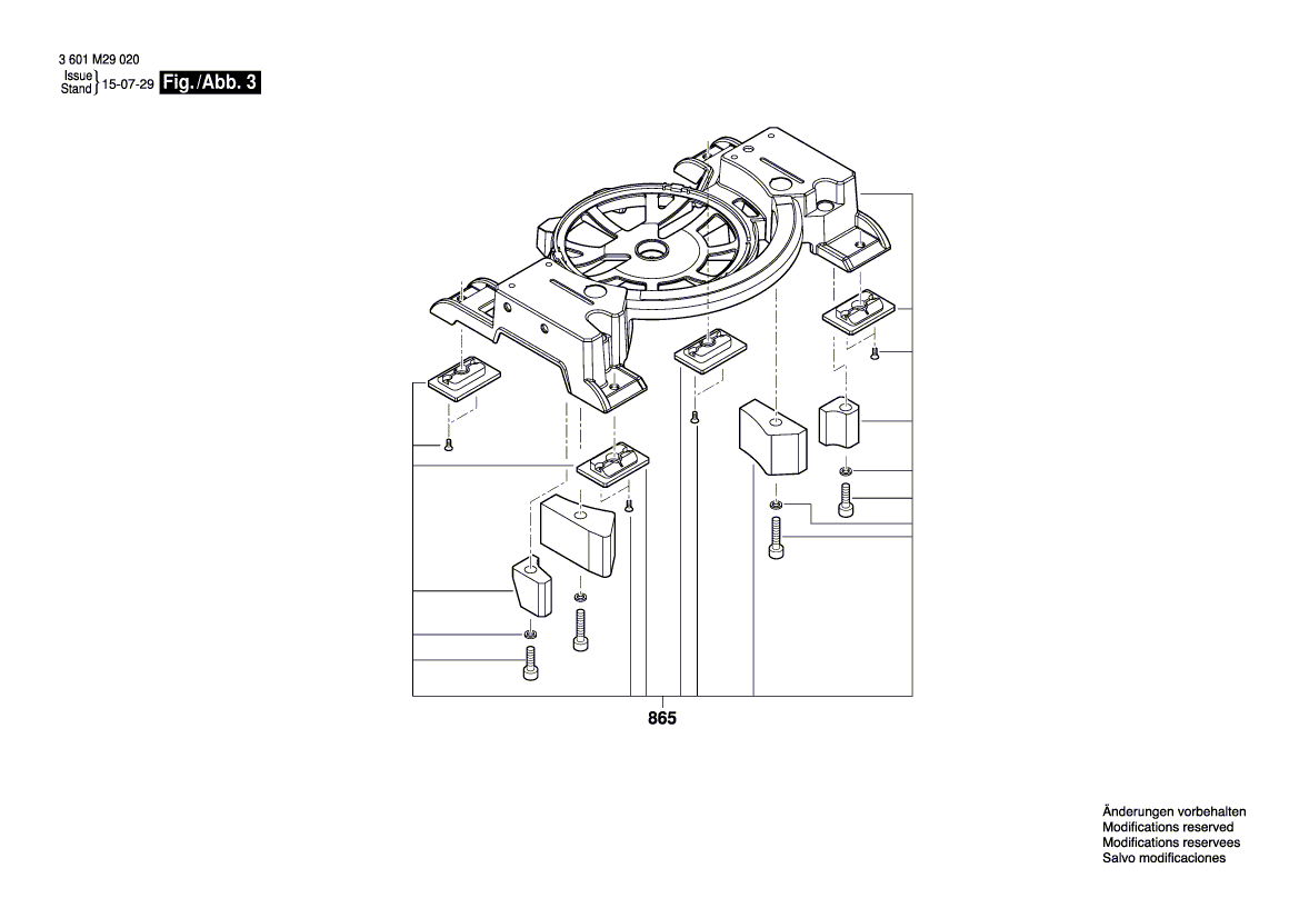 New Genuine Bosch 1619PA9474 Nameplate