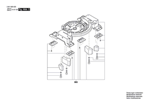 New Genuine Bosch 1619PA9474 Nameplate