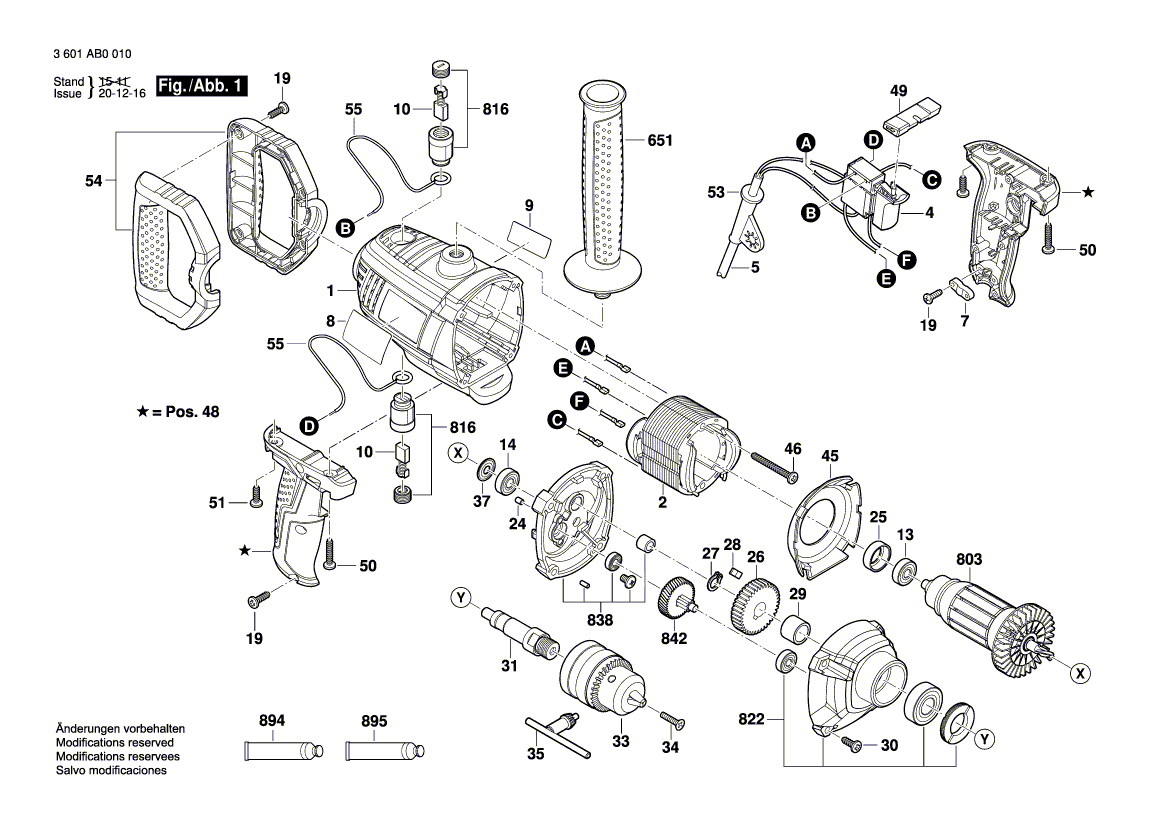 New Genuine Bosch 1619PA9710 Wire