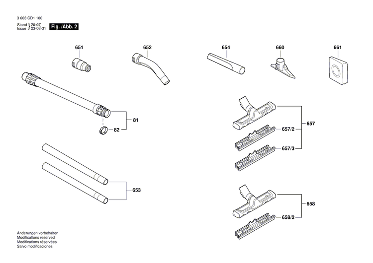 New Genuine Bosch 1619PB0844 Locking element