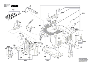New Genuine Bosch 1619PB0910 Nameplate
