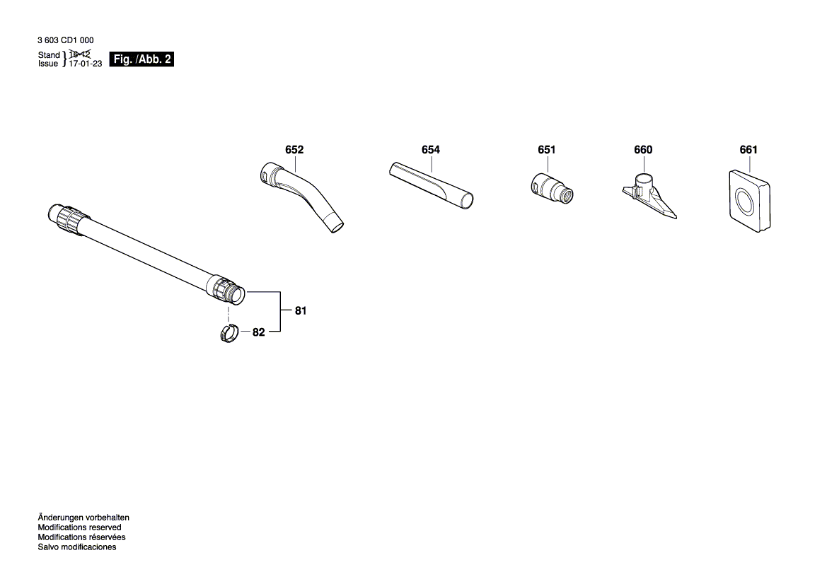 New Genuine Bosch 1619PB1282 Holder