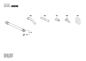 New Genuine Bosch 1619PB1303 Sealing Cord
