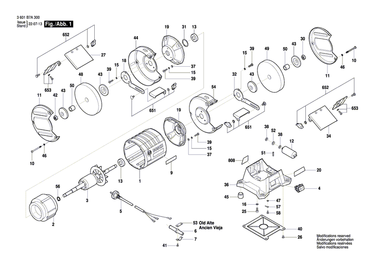 New Genuine Bosch 1619PB1511 Support Plate