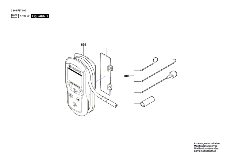 New Genuine Bosch 1619PB1709 Accessory Set
