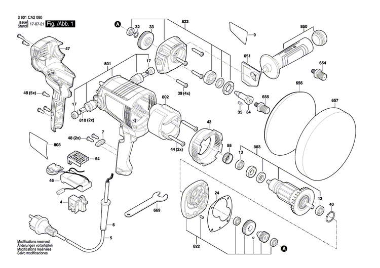 New Genuine Bosch 1619PB1953 Intermediate Ring