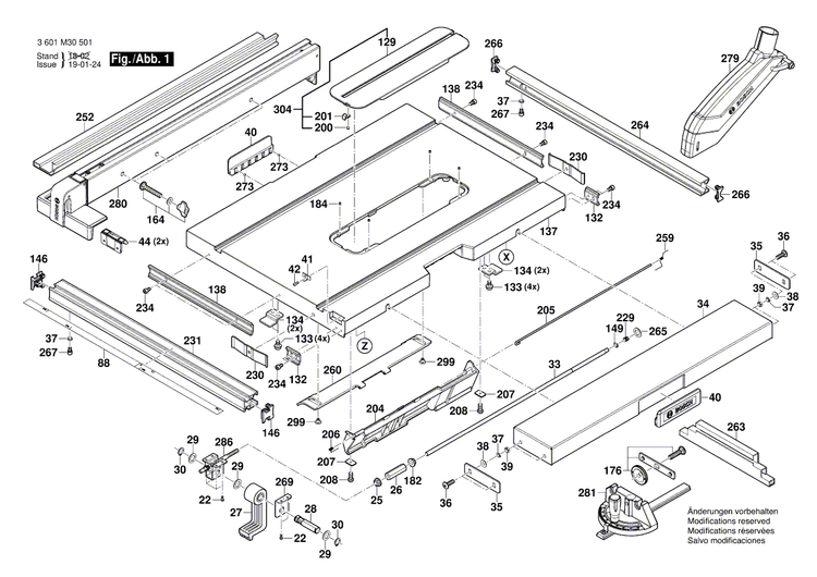 New Genuine Bosch 1619PB2519 Nameplate