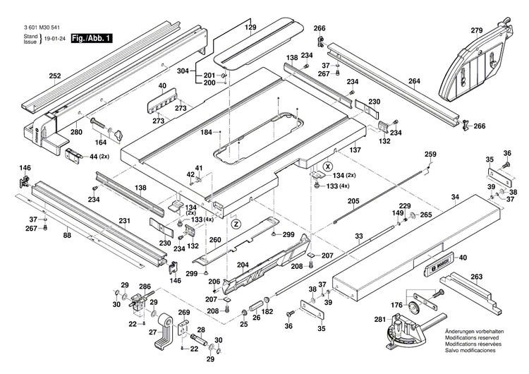 New Genuine Bosch 1619PB2526 Nameplate