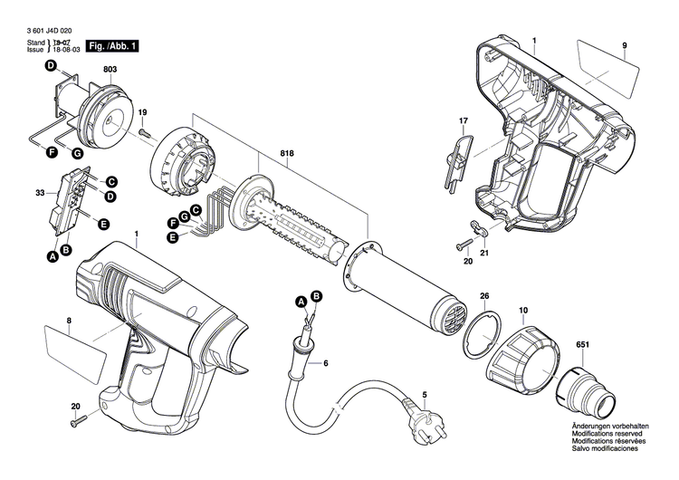 New Genuine Bosch 1619PB2800 Pan head screw