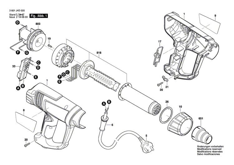 New Genuine Bosch 1619PB2801 Fastening Clamp