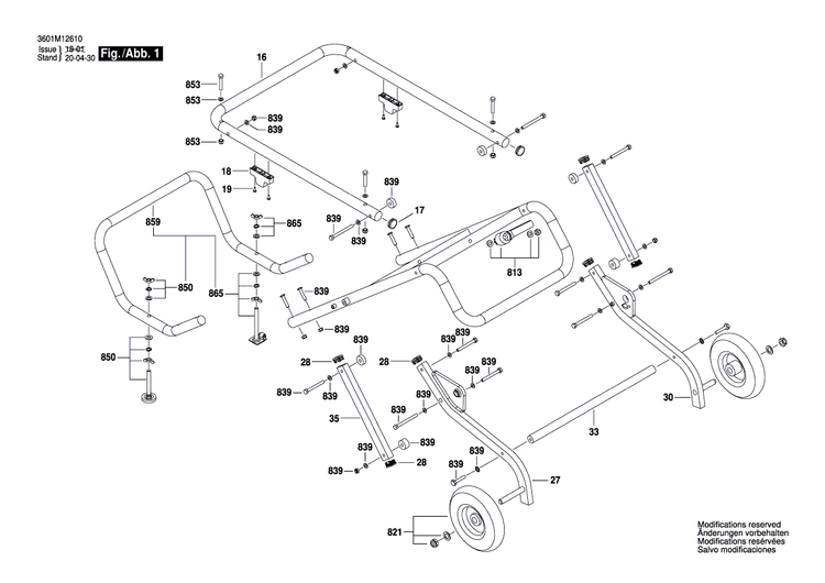 New Genuine Bosch 1619PB2830 End cap