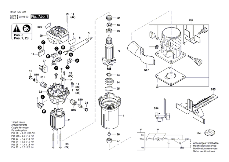 New Genuine Bosch 1619PB3031 Armature