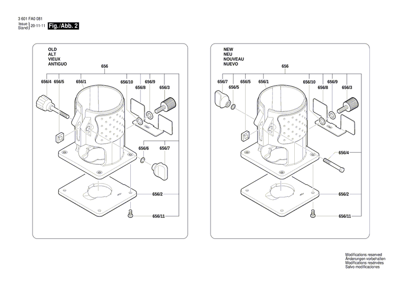 New Genuine Bosch 1619PB3074 Guide Bracket