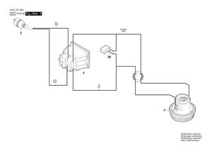 New Genuine Bosch 1619PB3214 Motor