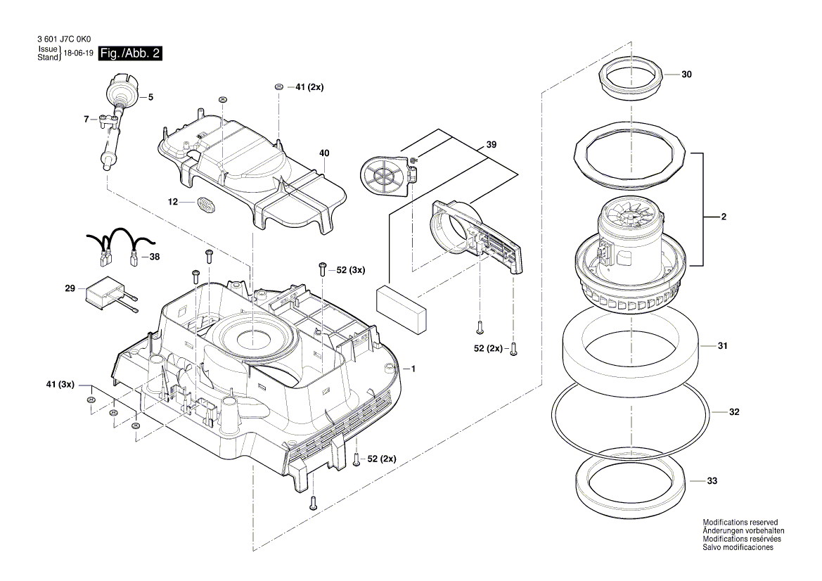 New Genuine Bosch 1619PB3252 Inductor