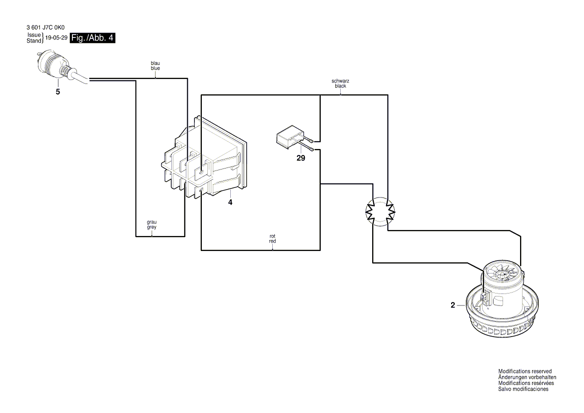 New Genuine Bosch 1619PB3253 Hood