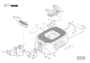 New Genuine Bosch 1619PB3254 Hood